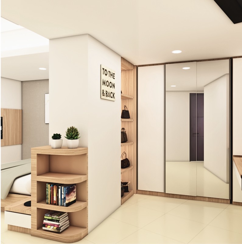 Apartemen Sherwood Residence 1 kamar 61 m2 view pool