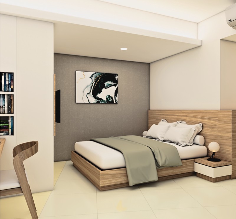 Apartemen Sherwood Residence 1 kamar 61 m2 view pool