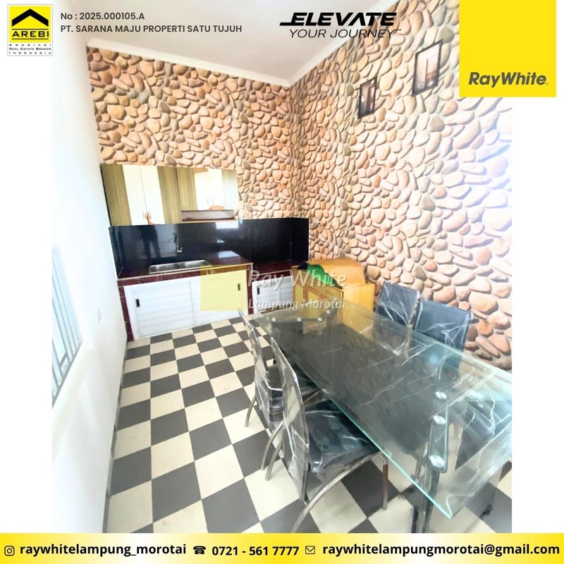 Disewakan Hunian Nyaman Full Furnished Lokasi way Halim Bandar Lampung