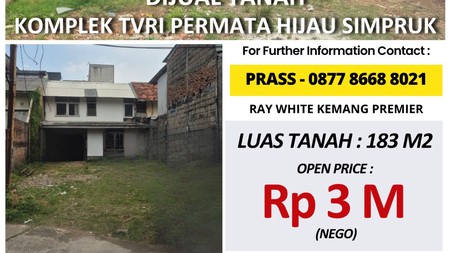 dijual cepat tanah 
