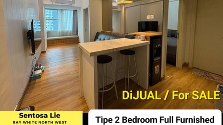 MURAH Rp.900 Juta-an Dijual Apartemen Anderson Pakuwon Mall Tipe 2 Bedroom Full Furnished Lantai 23 Best View Kota