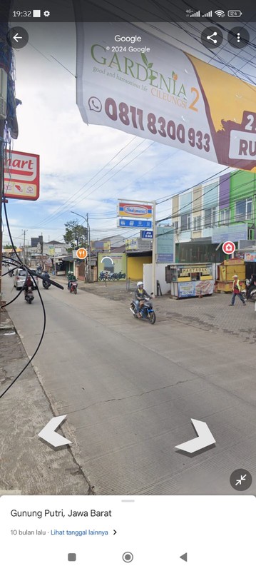 RUKO PINGGIR JALAN RAYA LASDA NASIR BOJONG KULUR DEKAT VILLA NUSA INDAH 3  COCOK UNTUK USAHA HARGA NEGO