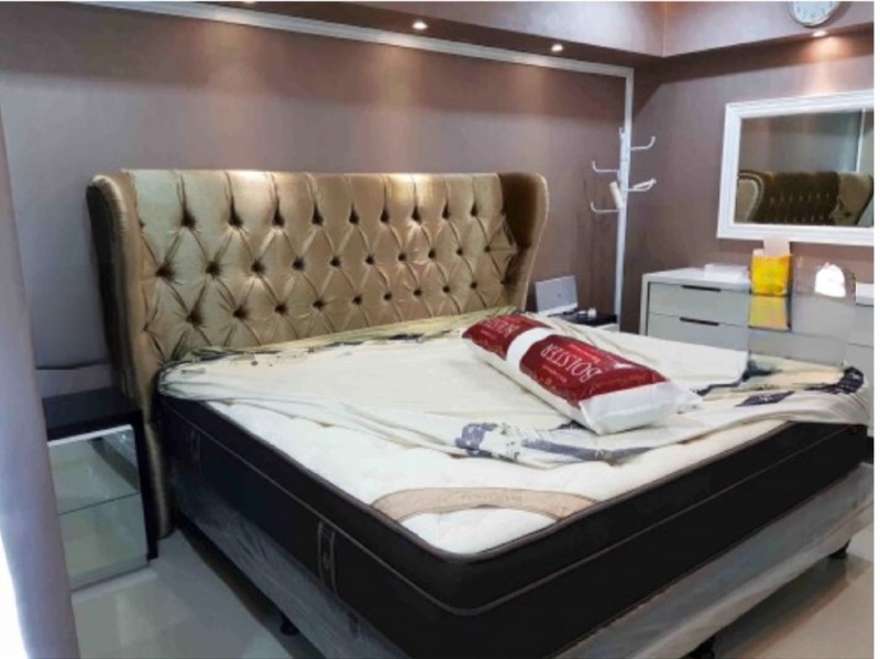 Disewakan Apartemen Tanglin Pakuwon Mall Tipe 1 Bedroom JUMBO 60 m2 Full Furnished Plus Mesin Cuci , Walk in Closet - Lantai 12 Best View Kota - Special Balkony ada 2