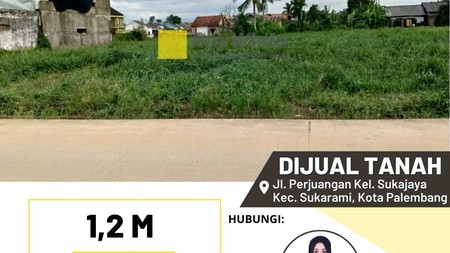 Tanah Dijual Daerah Sukarami 