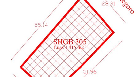 TANAH PREMIUM JL. DIPONEGORO SEMARANG - LOKASI ELIT, LANGKA & SIAP NAIK NILAI! #A/S