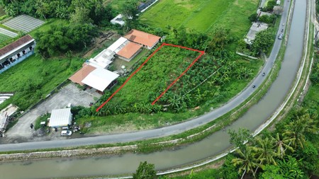 Kesempatan Investasi Tanah Sawah 969 Meter Persegi Strategis di Tepi Jalan Selokan Mataram, Sinduadi, Sleman