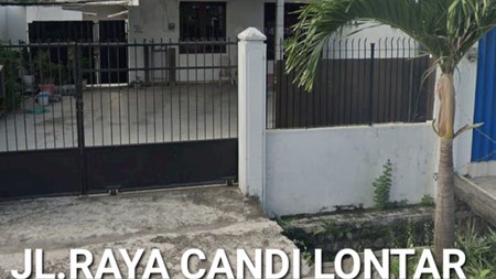 MURAH Rp.5 Milyaran Dijual 375 m2 Rumah Usaha Hook Nol Jalan Raya Candi Lontar - Manukan Wetan- Tandes Surabaya Barat Dekat Spbu Manukan, Pasar Manukan,Terminal Manukan Strategis Hadap Nol Jalan Raya 