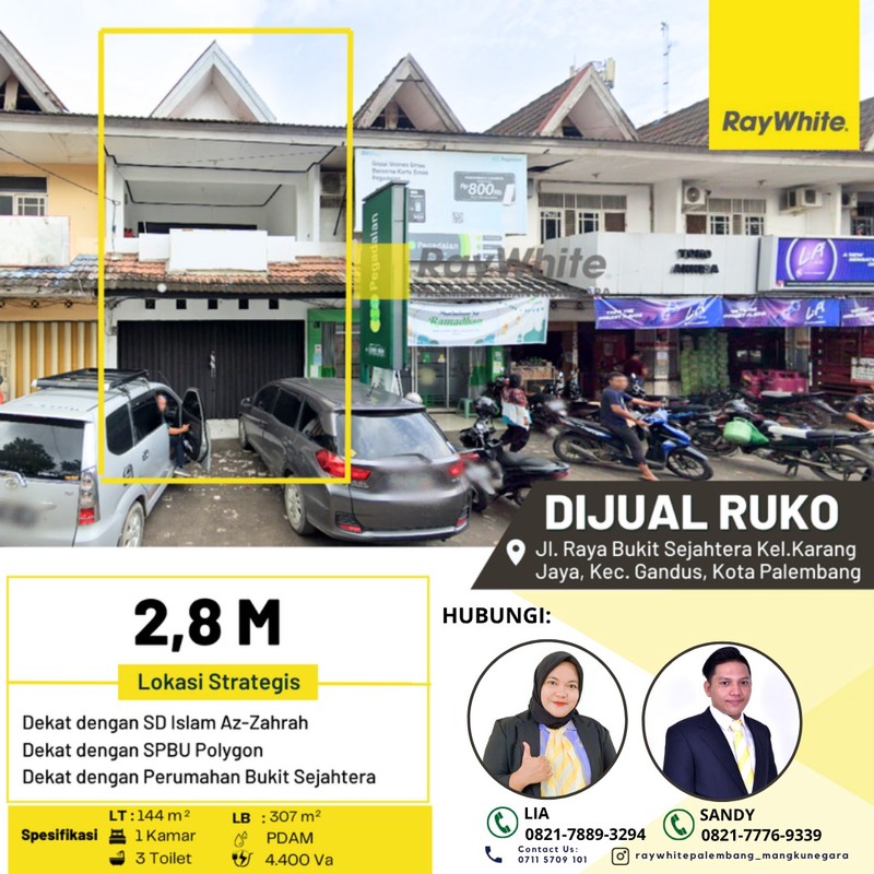 RUKO JUAL PALEMBANG 