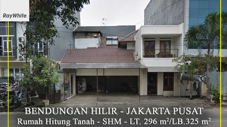 FOR SALE Rumah Hitung Tanah Bendungan Hilir Jakarta Pusat