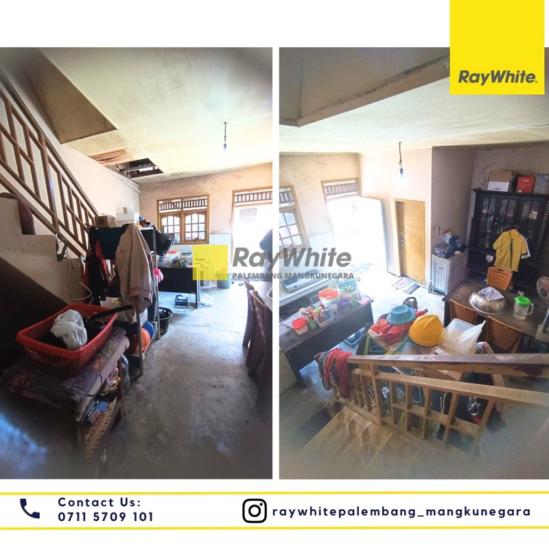 Disewakan Rumah Jl. May Zen Lr. Harapan II Kel. Sei Selayur, Kec. Kalidoni, Kota Palembang