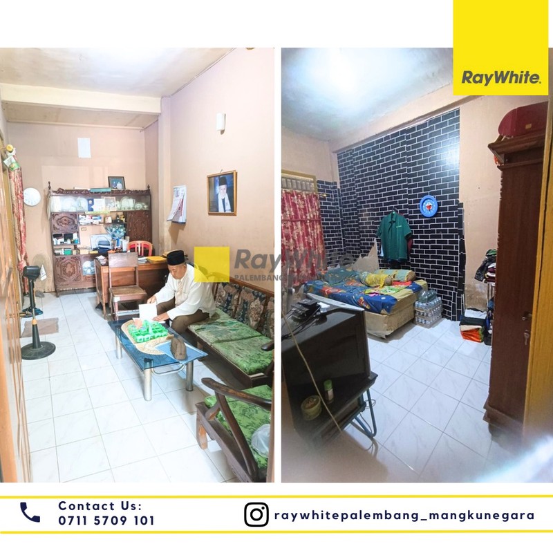 Disewakan Rumah Jl. May Zen Lr. Harapan II Kel. Sei Selayur, Kec. Kalidoni, Kota Palembang