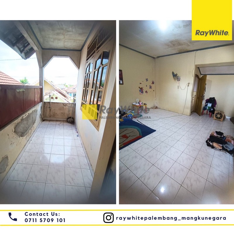 Disewakan Rumah Jl. May Zen Lr. Harapan II Kel. Sei Selayur, Kec. Kalidoni, Kota Palembang