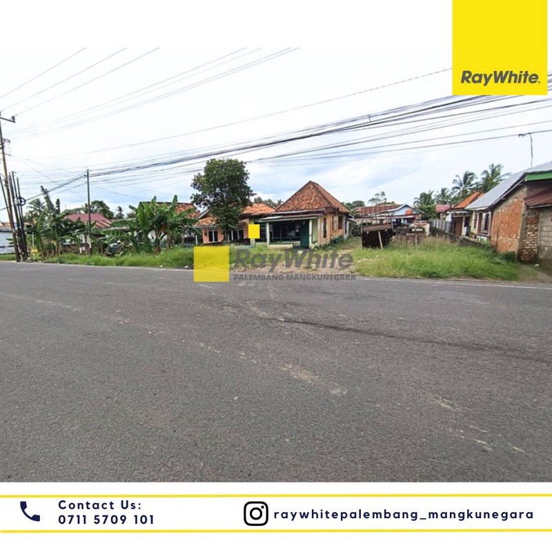 Dijual Tanah + Rumah di Jl. May Zen Lr. Jeruk Kel. Sei Lais Kec. Kalidoni, Kota Palembang