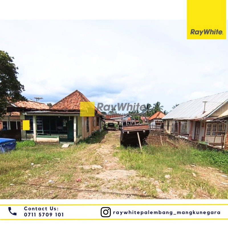 Dijual Tanah + Rumah di Jl. May Zen Lr. Jeruk Kel. Sei Lais Kec. Kalidoni, Kota Palembang