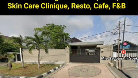 Dijual 1300 m2 Rumah Komersial Nol Jalan Raya Kembar Jalan Dr. Ir.H.Soekarno / Dharmahusada Indah Utara samping Mie Gacoan, Depan Unair kampus ,dekat Galaxy Mall - cocok buat Segala Usaha , Garasi Car