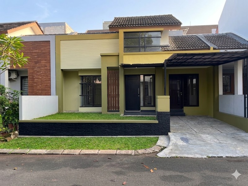 Modern Minimalist Mahagoni Park Bintaro - Tanah Luas 108m2 Strategis Dekat Tol & Stasiun