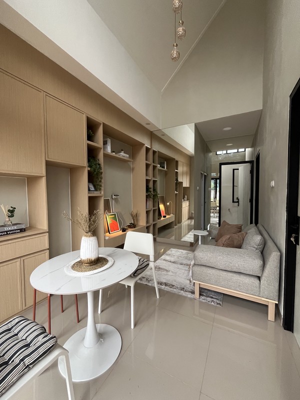 Hunian Modern baru ala Scandinavian. full furnish, di kec tajurhalang bogor. one gate sistem di lokasi strategis                                               deket tol jagorawi