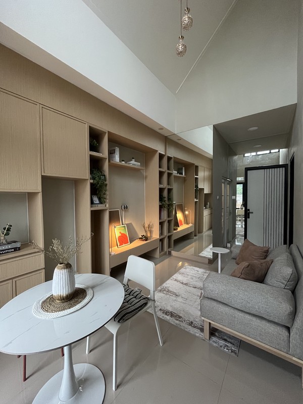 Hunian Modern baru ala Scandinavian. full furnish, di kec tajurhalang bogor. one gate sistem di lokasi strategis                                               deket tol jagorawi