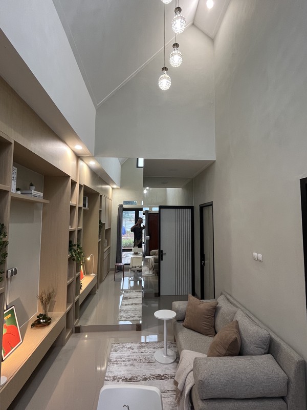 Hunian Modern baru ala Scandinavian. full furnish, di kec tajurhalang bogor. one gate sistem di lokasi strategis                                               deket tol jagorawi