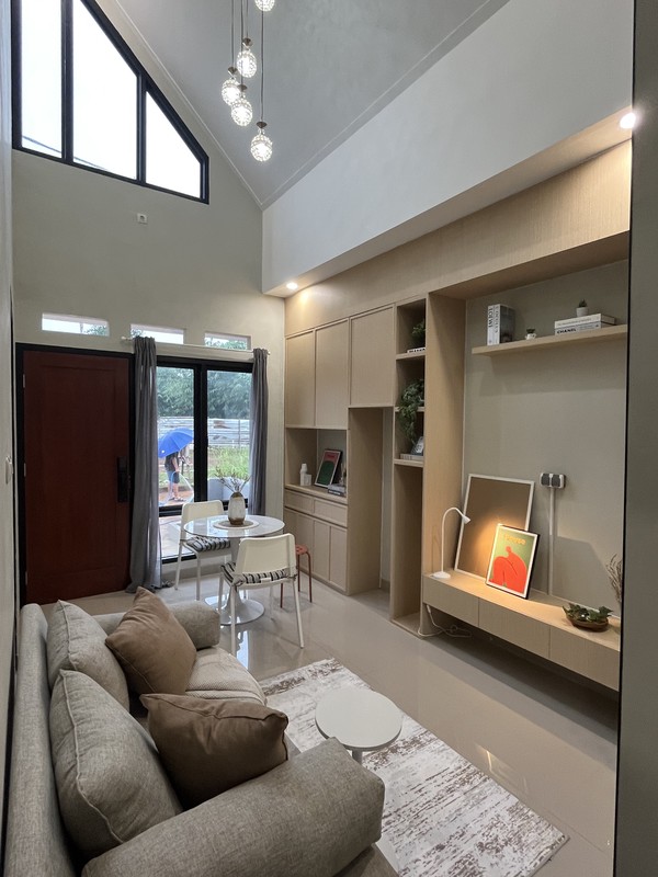 Hunian Modern baru ala Scandinavian. full furnish, di kec tajurhalang bogor. one gate sistem di lokasi strategis                                               deket tol jagorawi