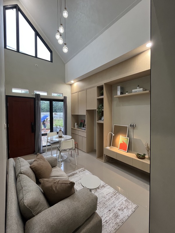 Hunian Modern baru ala Scandinavian. full furnish, di kec tajurhalang bogor. one gate sistem di lokasi strategis                                               deket tol jagorawi