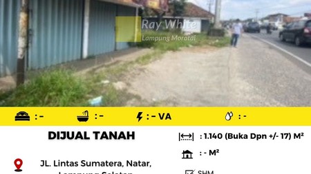 dijual tanah murah natar