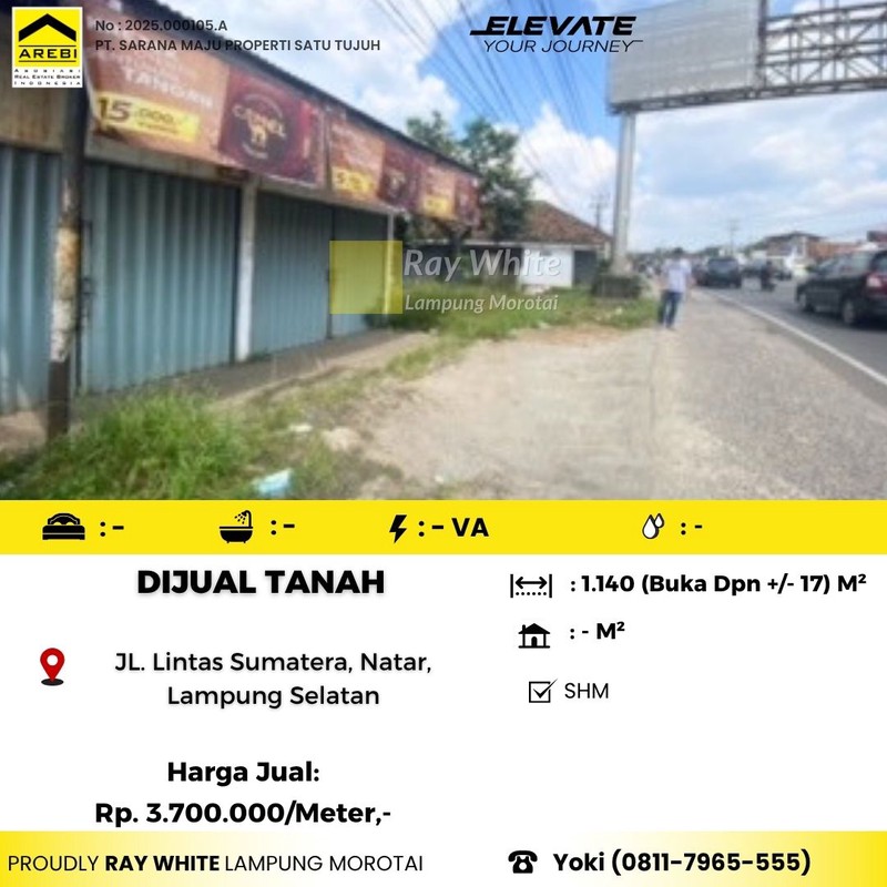 dijual tanah murah natar