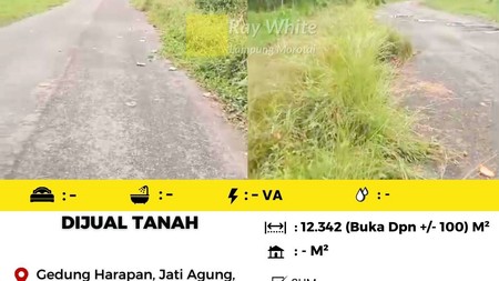 tanah murah gedung harapan jati agung