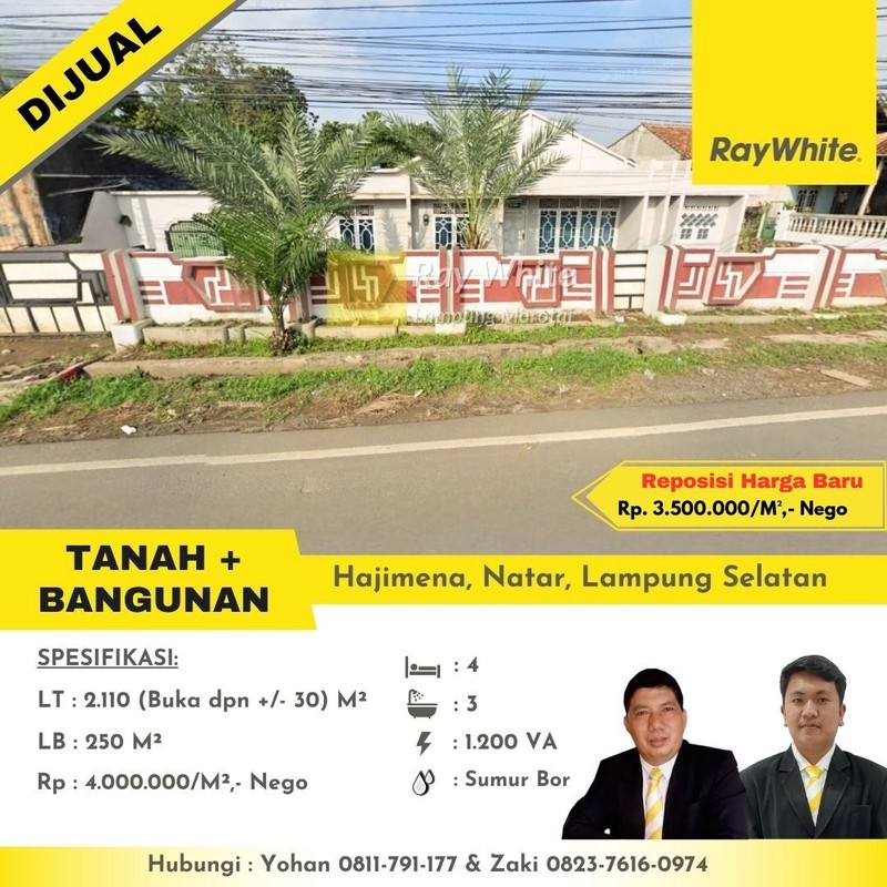 rumah murah hajimena natar