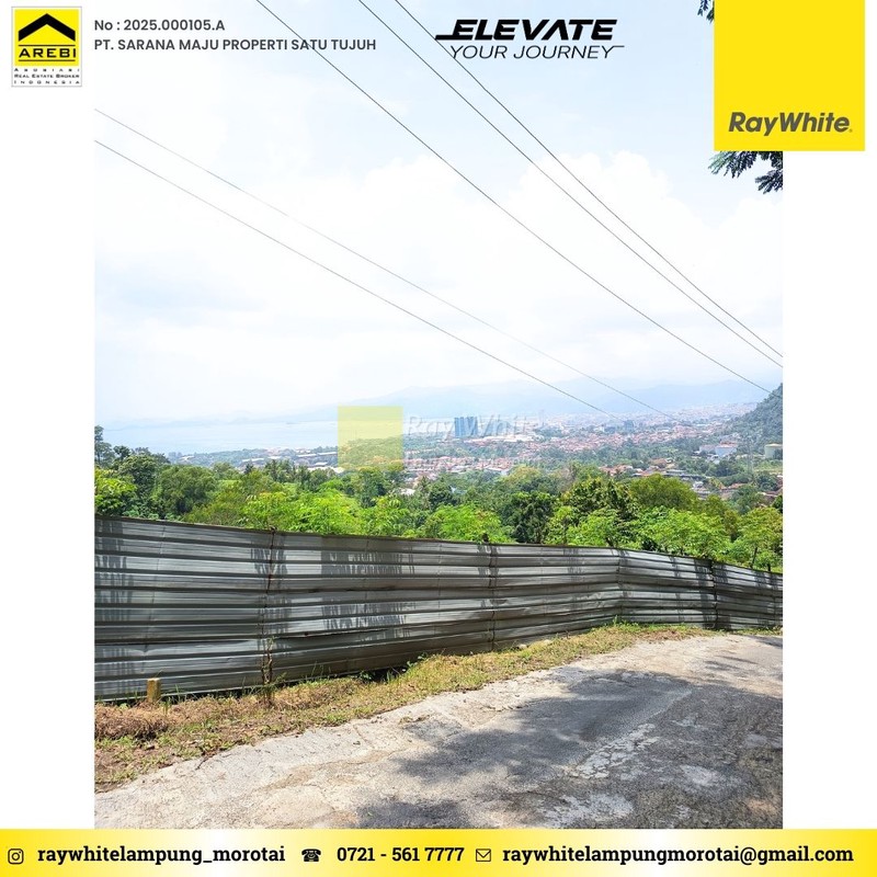 DI JUAL TANAH VIEW LAUT WAY GUBAK PANJANG BANDAR LAMPUNG DEKAT BUKIT ASLAN 