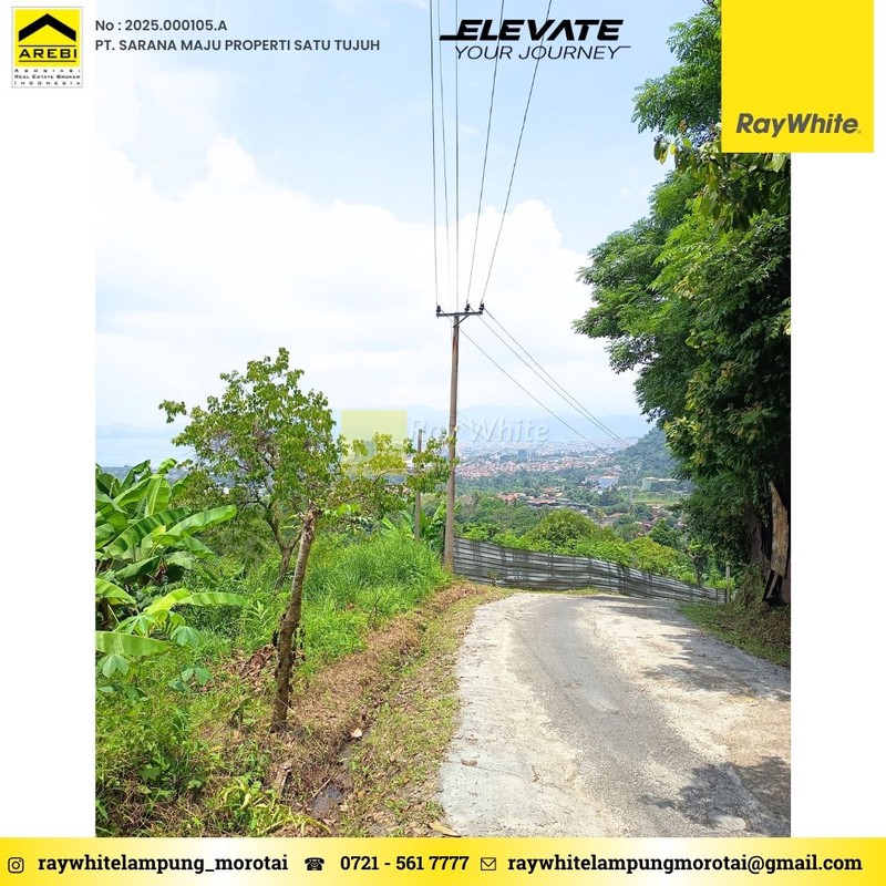 DI JUAL TANAH VIEW LAUT WAY GUBAK PANJANG BANDAR LAMPUNG DEKAT BUKIT ASLAN 