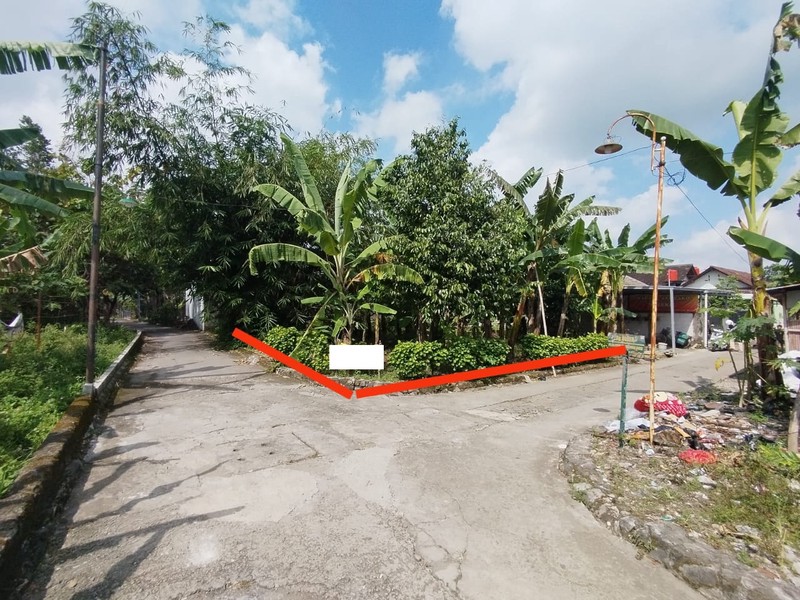 Dijual Tanah Pekarangan Lokasi Strategis di Tamantirto Kasihan Bantul