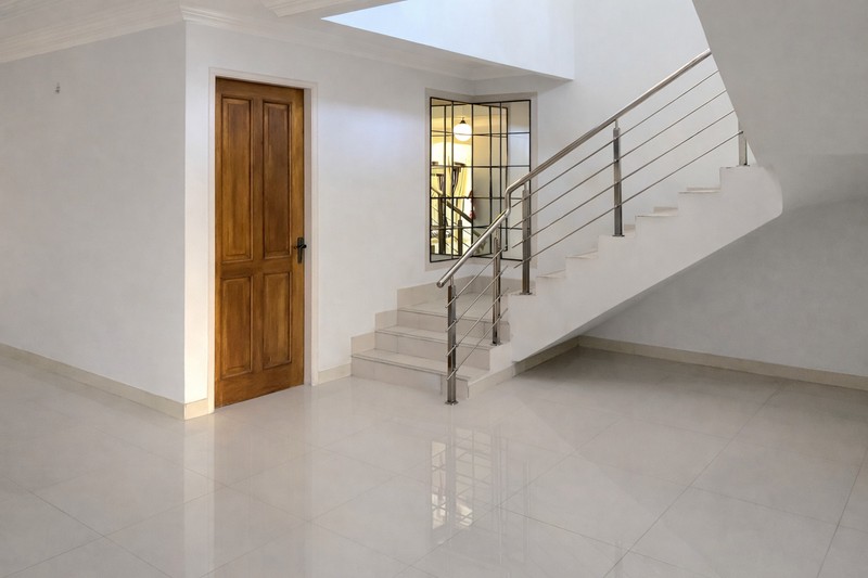 Rumah desain klasik di Gading Kirana Barat, Kelapa Gading. 9x17. Rapih. Terawat. Tersewa sampai mid May 2026