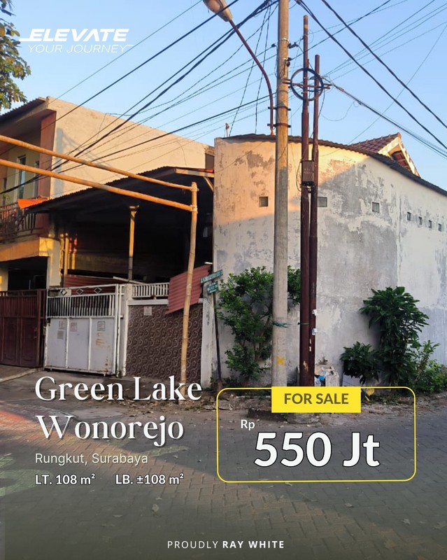 Jual Rumah Murah Strategis di Surabaya Timur Greenlake Wonorejo Rungkut!