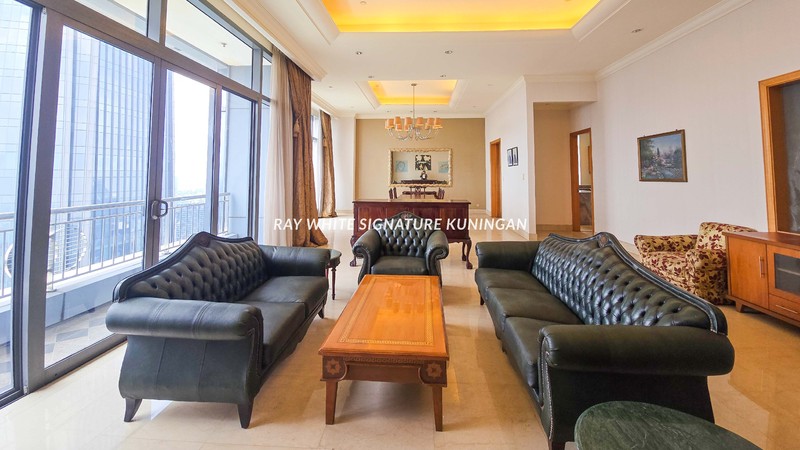RARE UNIT! Apartemen Mewah 4BR Airlangga Ritz Carlton Mega Kuningan