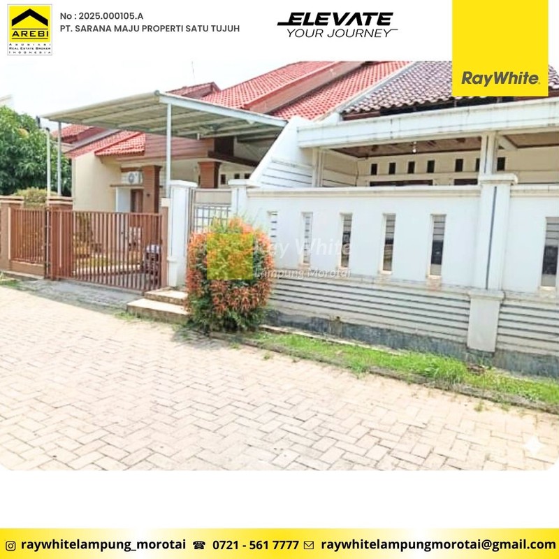 Disewakan Rumah Luas - berlokasi di Perum. Puri Kencana, Sukarame, Kota Bandar Lampung