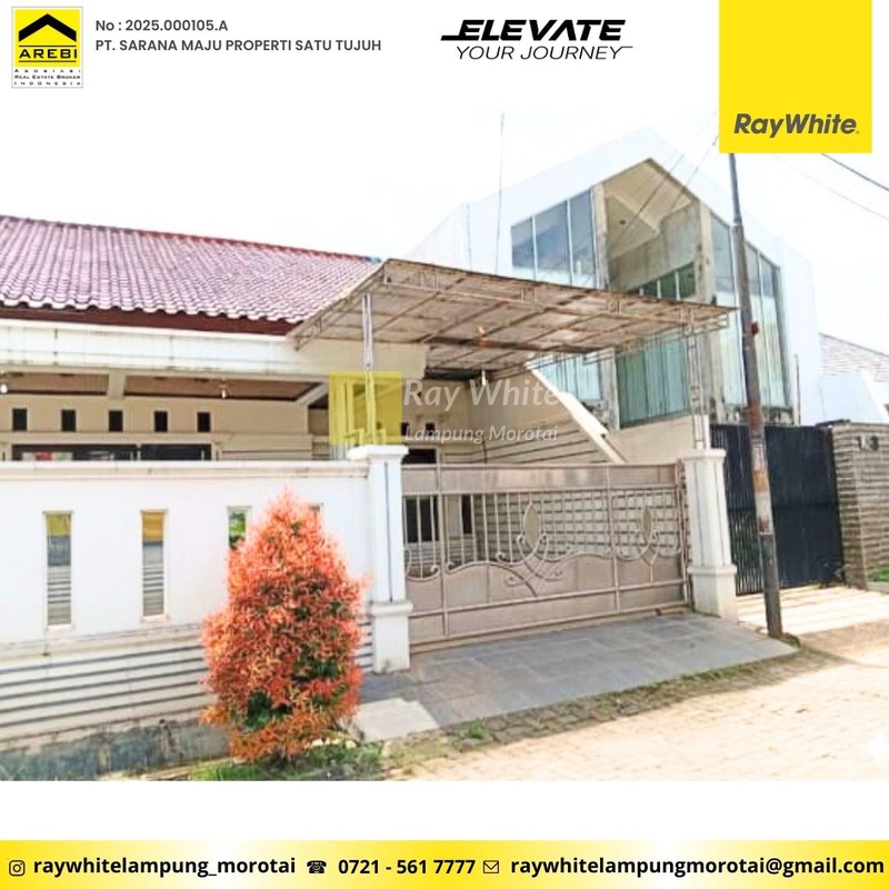 Disewakan Rumah Luas - berlokasi di Perum. Puri Kencana, Sukarame, Kota Bandar Lampung