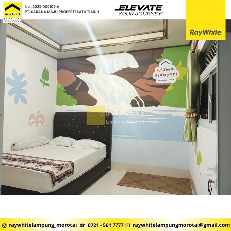 Bangunan 2 lantai cocok untuk kos kosan atau quest house lampung