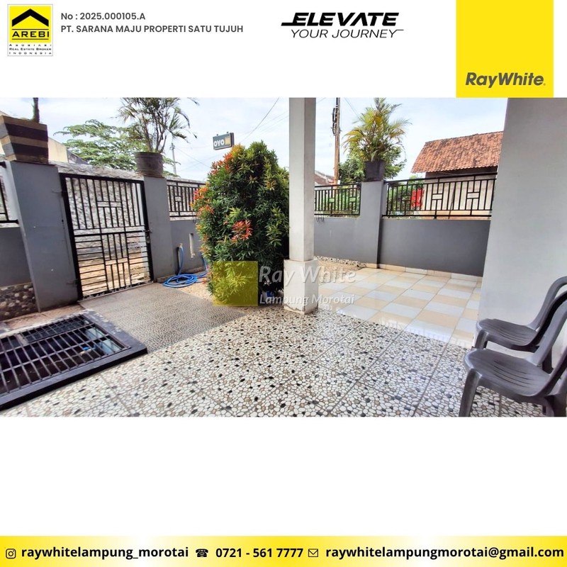 Bangunan 2 lantai cocok untuk kos kosan atau quest house lampung