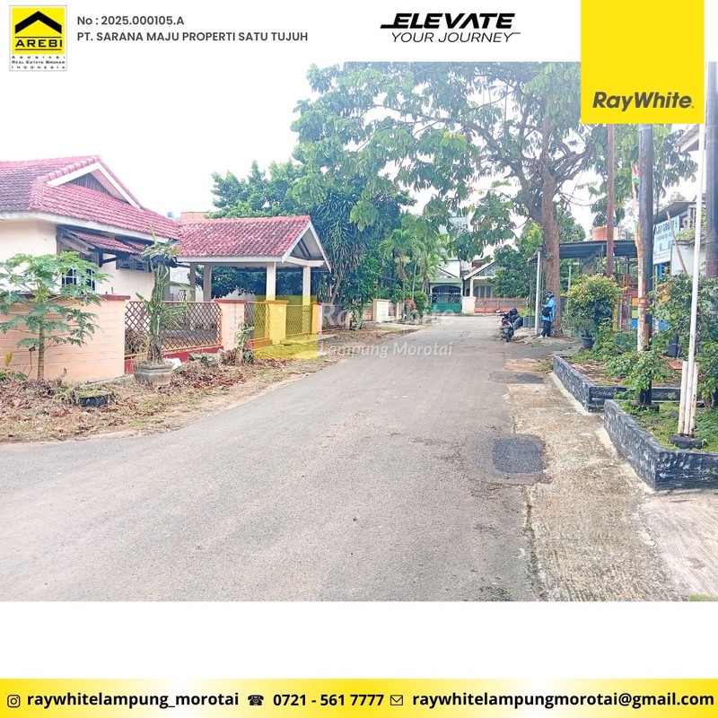 Disewakan Rumah Halaman Luas - berlokasi di JL. Griya Nirmala, Way Halim, Kota Bandar Lampung