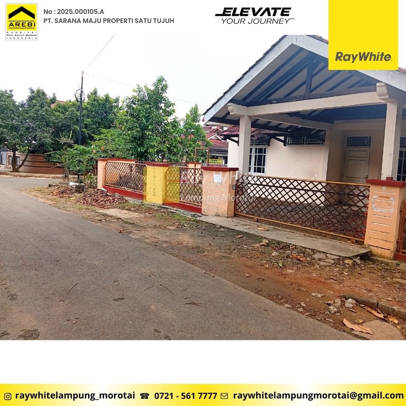 Disewakan Rumah Halaman Luas - berlokasi di JL. Griya Nirmala, Way Halim, Kota Bandar Lampung