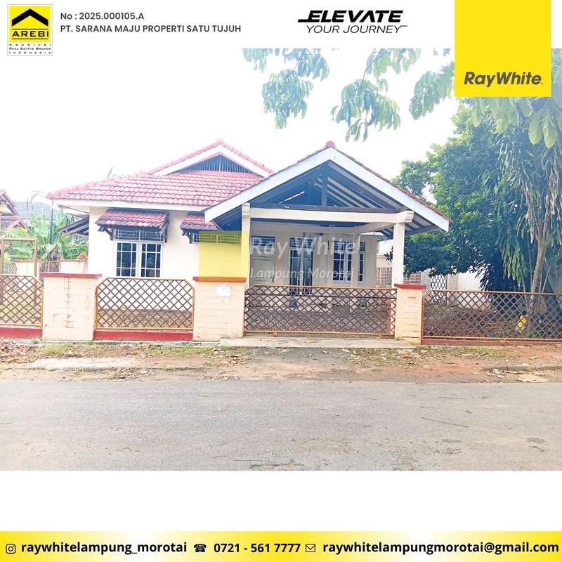 Disewakan Rumah Halaman Luas - berlokasi di JL. Griya Nirmala, Way Halim, Kota Bandar Lampung