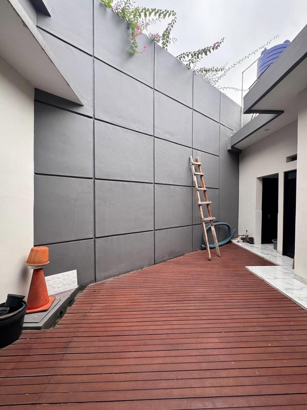 Rumah full renovasi konsep modern minimalis di Villa Melati Mas