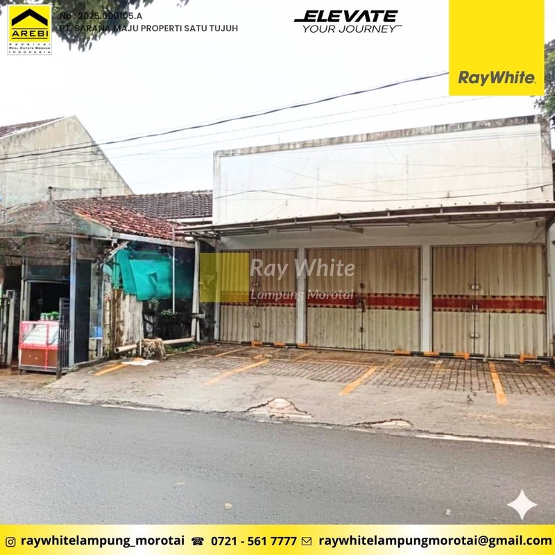 Disewakan 3 Kios yang berlokasi di dekat pasar way halim - JL. Gunung Rajabasa Raya, Kota Bandar Lampung 