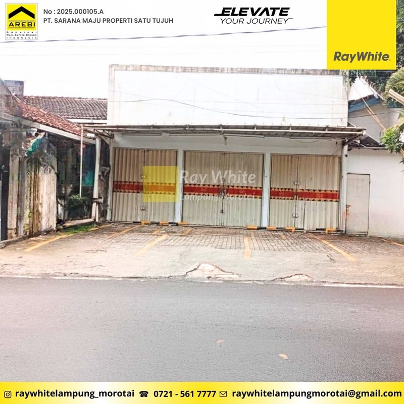 Disewakan 3 Kios yang berlokasi di dekat pasar way halim - JL. Gunung Rajabasa Raya, Kota Bandar Lampung 