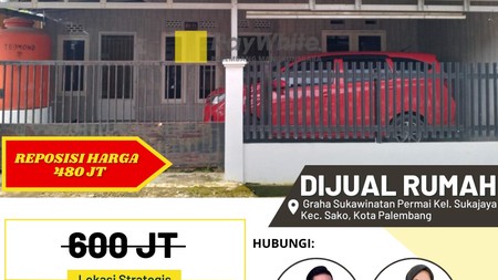 rumah jual tengah kota palembang 