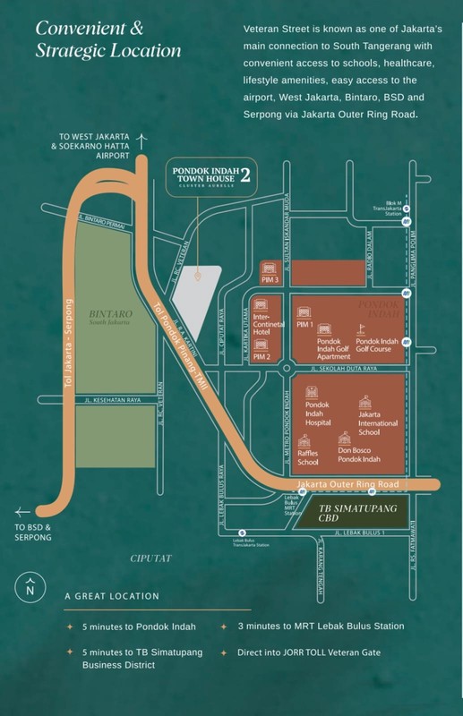 Pondok Indah Town House 2, Convenient & Strategic Location