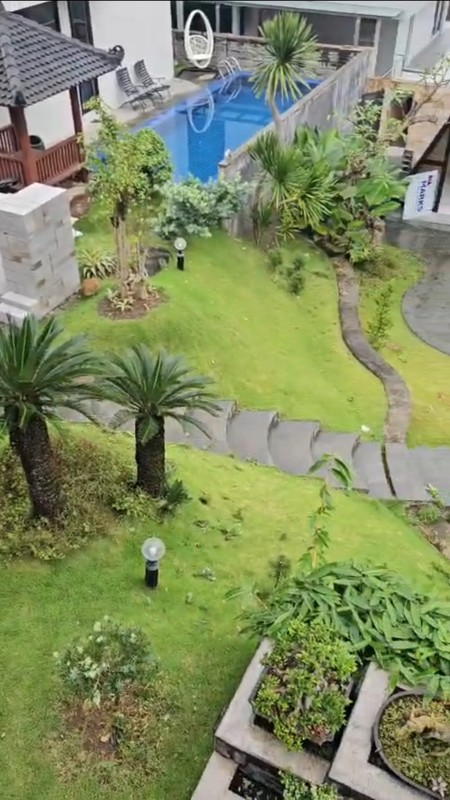 Dijual 1200 m2 Private Pool Rumah Villa Taman Dayu Ciputra Golf Pandaan Jatim - Cluster Sagamore Hills- Semi Furnished - Garasi Carport 11 Mobil Luas - Best View -Lokasi Bagus- Udara Sejuk - Taman Asr