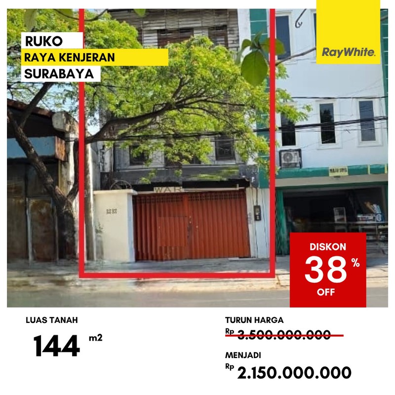 Dijual Ruko Lelang di Jalan Raya Kenjeran Surabaya