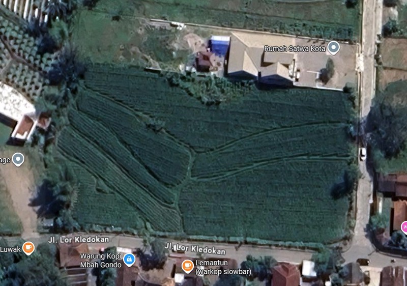 Tanah Hook Disewakan di Pakem Sleman Lokasi Super Strategis Dekat Kopi Klotok & Jalan Kaliurang, Pakembinangun, Pakem, Sleman